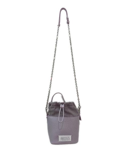 Maison Margiela11（メゾンマルジェラ11）Maison Margiela11 (メゾンマルジェラ11) 5AC BUCKET BAG ラベンダーの古着・服飾アイテム