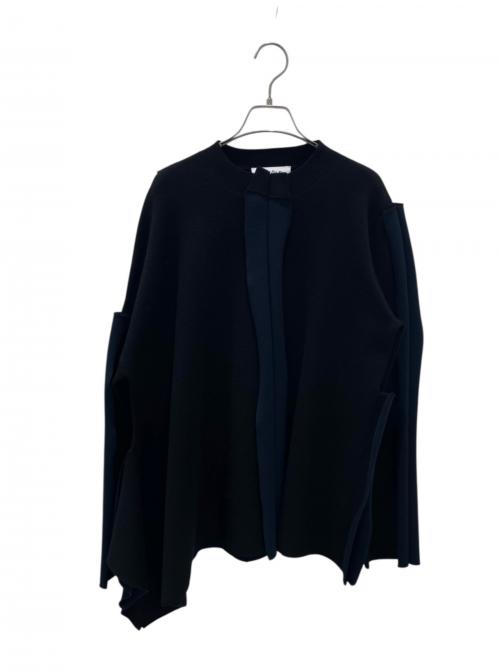 ENFOLD（エンフォルド）ENFOLD (エンフォルド) オファー シルエットニット ブラック サイズ:38の古着・服飾アイテム