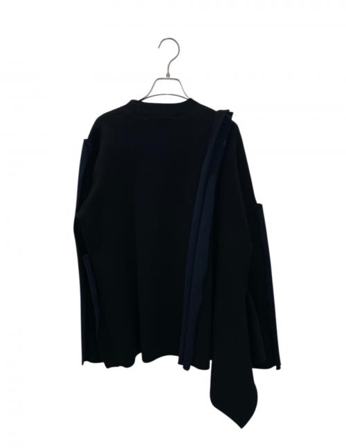 ENFOLD（エンフォルド）ENFOLD (エンフォルド) オファー シルエットニット ブラック サイズ:38の古着・服飾アイテム