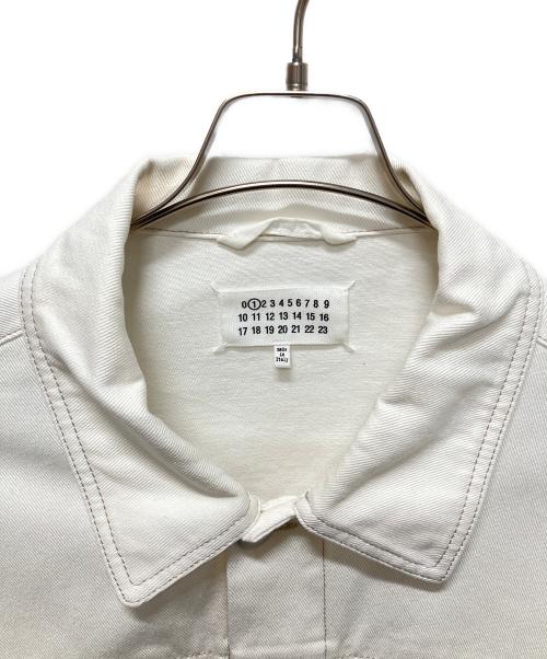 Maison Margiela1（メゾンマルジェラ1）Maison Margiela1 (メゾンマルジェラ1) 20AW ホワイトデニムジャケット S51AM0284 アイボリー サイズ:Sの古着・服飾アイテム