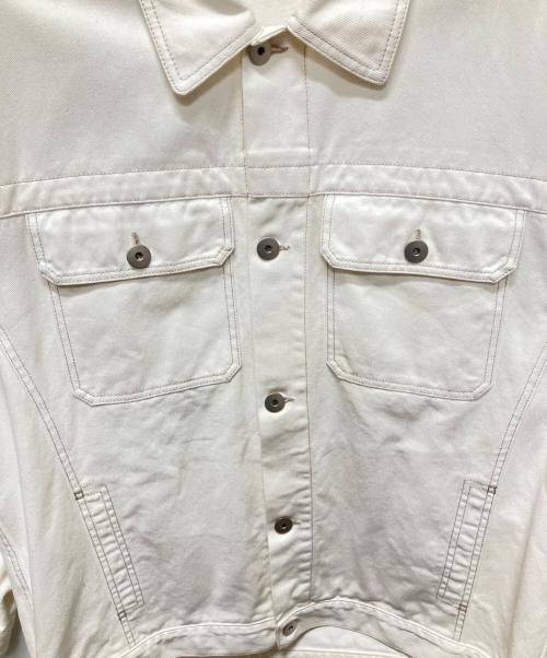 Maison Margiela1（メゾンマルジェラ1）Maison Margiela1 (メゾンマルジェラ1) 20AW ホワイトデニムジャケット S51AM0284 アイボリー サイズ:Sの古着・服飾アイテム