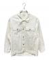 Maison Margiela1（メゾンマルジェラ1）の古着「20AW ホワイトデニムジャケット S51AM0284」｜アイボリー