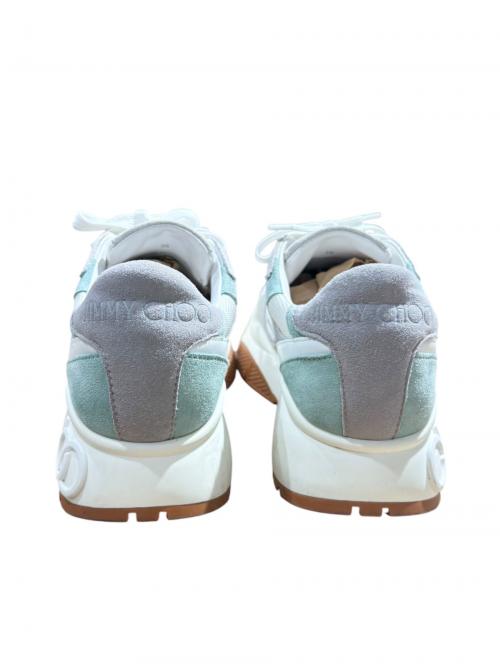 JIMMY CHOO（ジミーチュウ）JIMMY CHOO (ジミーチュウ) LANDON/ローカットスニーカー ホワイト サイズ:36の古着・服飾アイテム