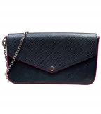 LOUIS VUITTONルイ ヴィトン）の古着「エピ ポシェットフェリシー/チェーンウォレット/ショルダーバッグ」｜ブラック