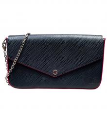 LOUIS VUITTON（ルイ ヴィトン）の古着「エピ ポシェットフェリシー/チェーンウォレット/ショルダーバッグ」｜ブラック