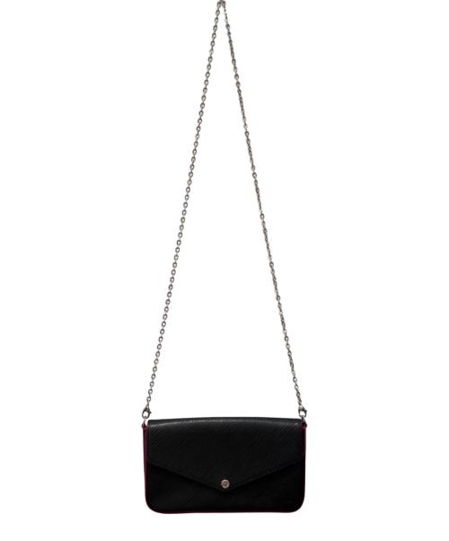 LOUIS VUITTON（ルイ ヴィトン）LOUIS VUITTON (ルイ ヴィトン) エピ ポシェットフェリシー/チェーンウォレット ブラックの古着・服飾アイテム