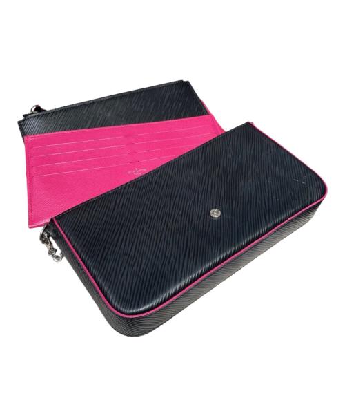 LOUIS VUITTON（ルイ ヴィトン）LOUIS VUITTON (ルイ ヴィトン) エピ ポシェットフェリシー/チェーンウォレット ブラックの古着・服飾アイテム