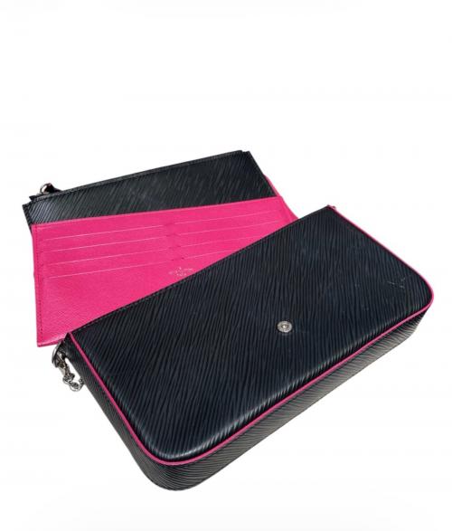 LOUIS VUITTON（ルイ ヴィトン）LOUIS VUITTON (ルイ ヴィトン) エピ ポシェットフェリシー/チェーンウォレット/ショルダーバッグ ブラックの古着・服飾アイテム
