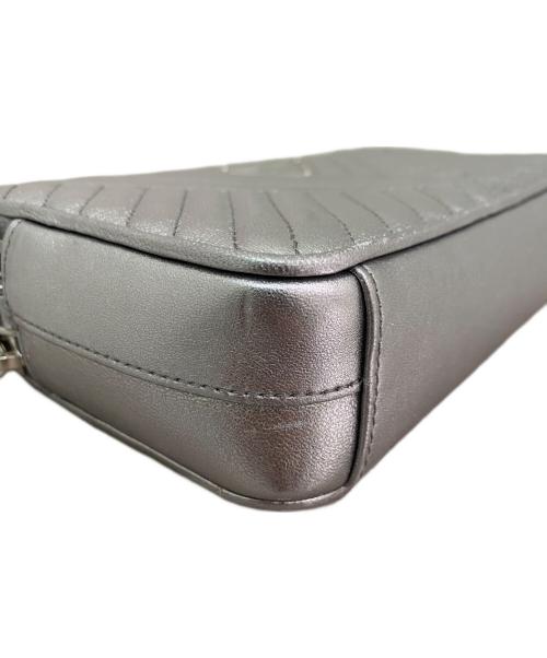 PRADA（プラダ）PRADA (プラダ) チェーンショルダーバッグ シルバーの古着・服飾アイテム