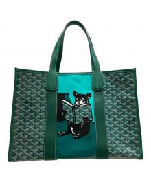 GOYARD（ゴヤール）の古着「Villette Markage French Bulldog WOW/ヴィレット マーカージュ フレンチブルドッグ　WOW」｜グリーン