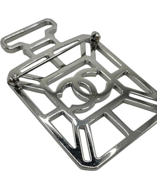 CHANEL（シャネル）CHANEL (シャネル) 香水ラインストーンブローチ ピンクの古着・服飾アイテム