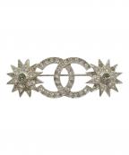CHANELシャネル）の古着「Étoiles Et Strass Paris Dallas Broche/Strass Star ブローチ」｜シルバー