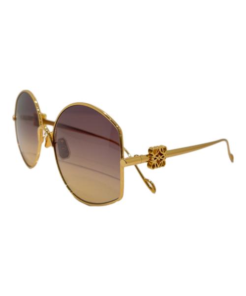 LOEWE（ロエベ）LOEWE (ロエベ) Refined Metalサングラス ゴールドの古着・服飾アイテム