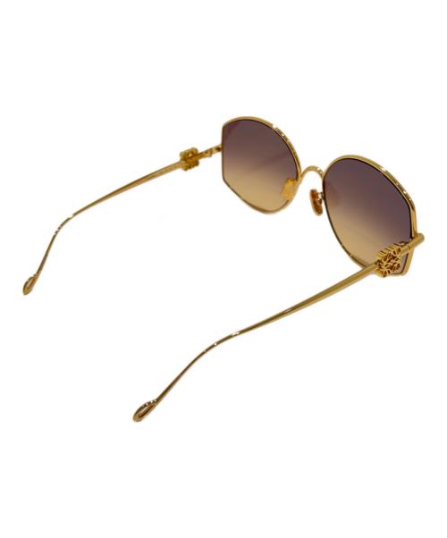 LOEWE（ロエベ）LOEWE (ロエベ) Refined Metalサングラス ゴールドの古着・服飾アイテム