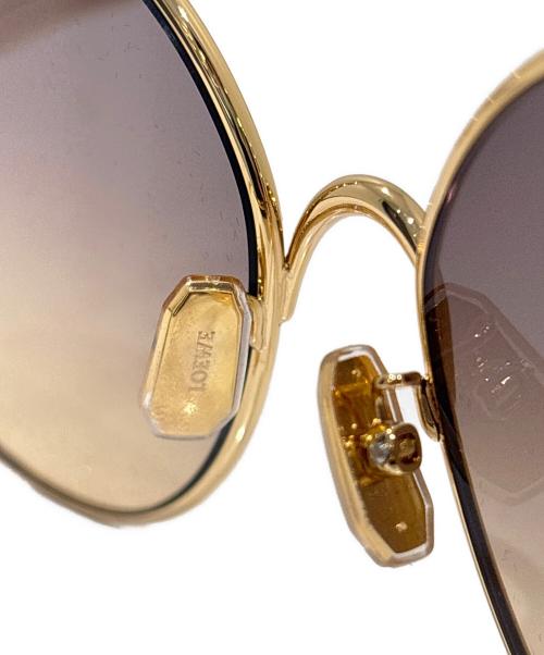 LOEWE（ロエベ）LOEWE (ロエベ) Refined Metalサングラス ゴールドの古着・服飾アイテム