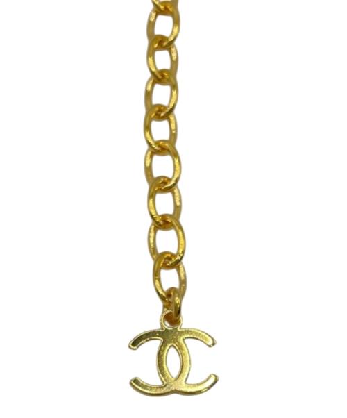 CHANEL（シャネル）CHANEL (シャネル) アフリカ大陸モチーフ・ココマーク ネックレス ゴールドの古着・服飾アイテム