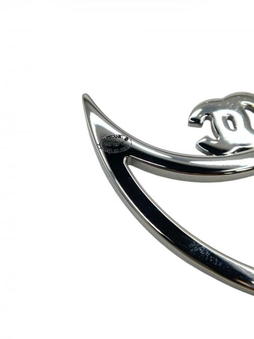 CHANEL（シャネル）CHANEL (シャネル) ココマーク ラインストーン ムーンブローチ ブルーの古着・服飾アイテム