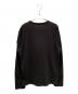 MONCLER (モンクレール) 胸元ロゴ長袖Tシャツ ブラック サイズ:M：18000円