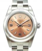 ROLEXロレックス）の古着「Oyster Perpetual オイスターパーペチュアル24 Ref:76080 ピンク文字盤」
