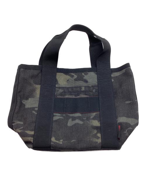 BRIEFING（ブリーフィング）BRIEFING (ブリーフィング) カモフラージュ柄ミニハンドバッグ カーキの古着・服飾アイテム
