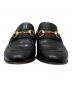 GUCCI (グッチ) シェリーライン ホースビットウェブローファー ブラック サイズ:38：32000円