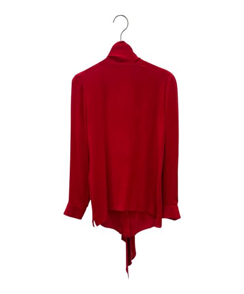 GUCCI（グッチ）GUCCI (グッチ) シルクシャツ レッド サイズ:44の古着・服飾アイテム