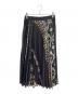 sacai（サカイ）の古着「Pattern Knit Print Skirt」｜ブラック