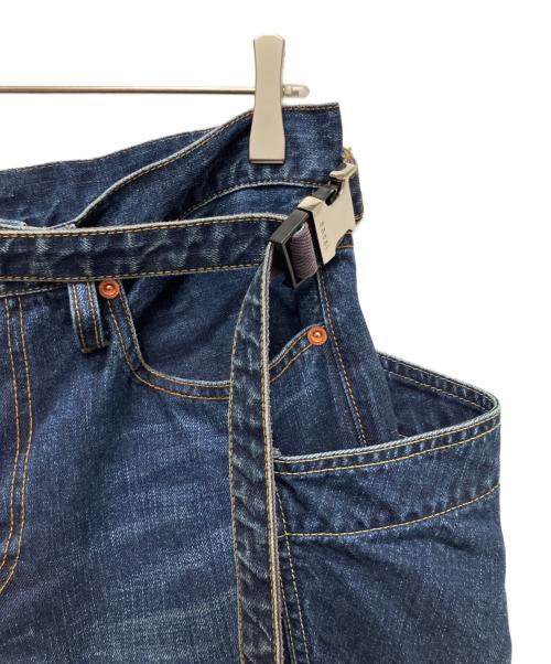sacai（サカイ）sacai (サカイ) 25AW ビッグポケットデニムパンツ インディゴ サイズ:1の古着・服飾アイテム