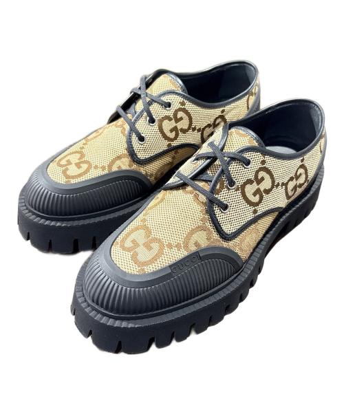 GUCCI（グッチ）GUCCI (グッチ) マキシGGチャンキーソールシューズ ブラック サイズ:6の古着・服飾アイテム