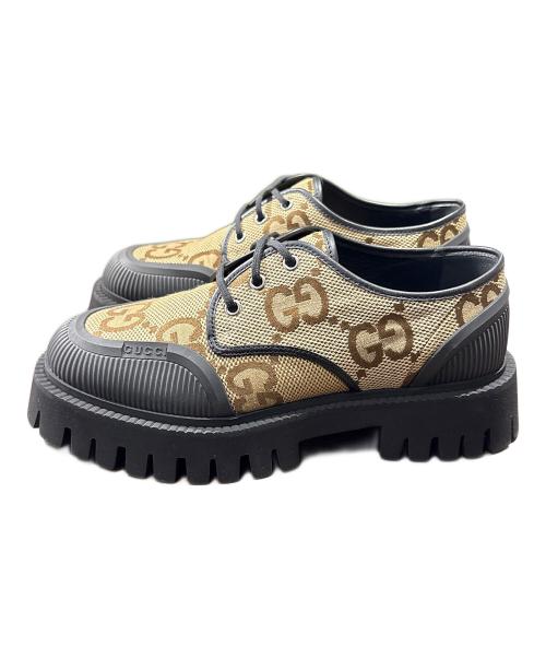 GUCCI（グッチ）GUCCI (グッチ) マキシGGチャンキーソールシューズ ブラック サイズ:6の古着・服飾アイテム