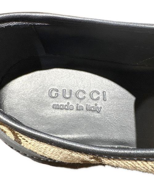 GUCCI（グッチ）GUCCI (グッチ) マキシGGチャンキーソールシューズ ブラック サイズ:6の古着・服飾アイテム