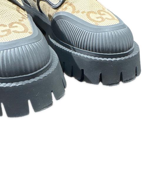 GUCCI（グッチ）GUCCI (グッチ) マキシGGチャンキーソールシューズ ブラック サイズ:6の古着・服飾アイテム