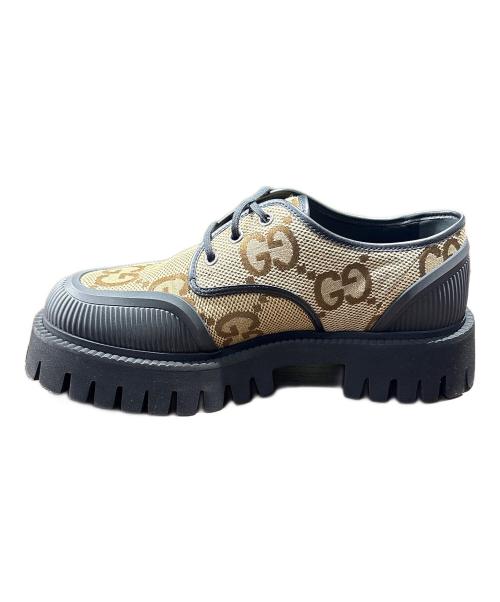 GUCCI（グッチ）GUCCI (グッチ) マキシGGチャンキーソールシューズ ブラック サイズ:6の古着・服飾アイテム