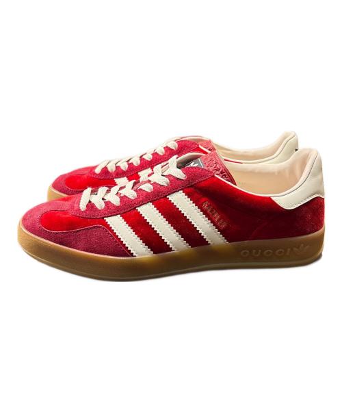 adidas（アディダス）adidas (アディダス) GUCCI (グッチ) GAZELLE/ローカットスニーカー レッド サイズ:25.5の古着・服飾アイテム