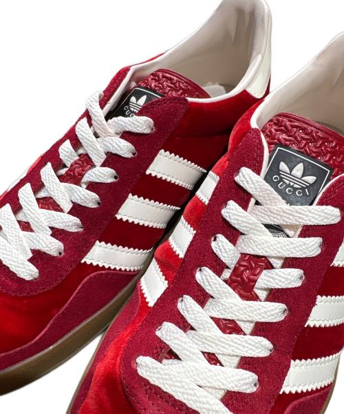adidas（アディダス）adidas (アディダス) GUCCI (グッチ) GAZELLE/ローカットスニーカー レッド サイズ:25.5の古着・服飾アイテム