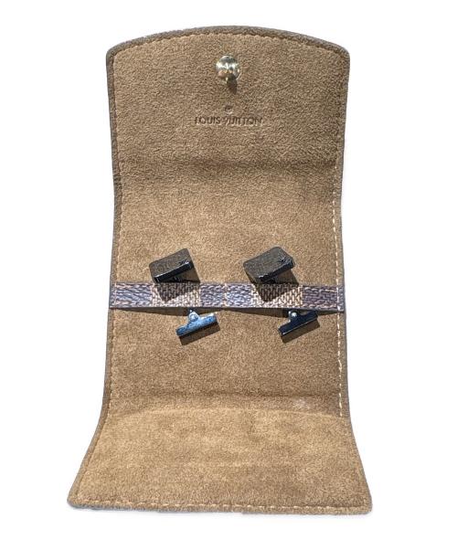 LOUIS VUITTON（ルイ ヴィトン）LOUIS VUITTON (ルイ ヴィトン) カフス/ブトンドゥマンシュット・シャンゼリゼ ブラック サイズ:-の古着・服飾アイテム