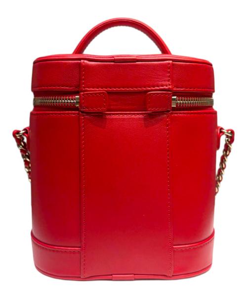 CHANEL（シャネル）CHANEL (シャネル) バニティバッグ レッドの古着・服飾アイテム