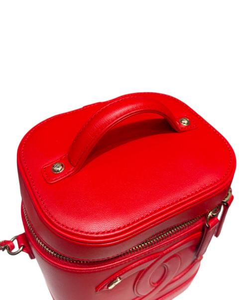 CHANEL（シャネル）CHANEL (シャネル) バニティバッグ レッドの古着・服飾アイテム