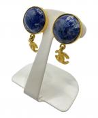 CHANELシャネル）の古着「ココマーク ストーンイヤリング」｜ゴールド