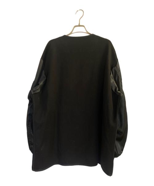 COMME des GARCONS HOMME（コムデギャルソン オム）COMME des GARCONS HOMME (コムデギャルソン オム) ダブルフェイスブルゾン ブラック サイズ:Lの古着・服飾アイテム