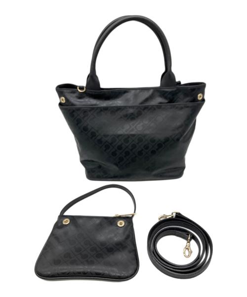 GHERARDINI（ゲラルディーニ）GHERARDINI (ゲラルディーニ) 2WAYバッグ ブラックの古着・服飾アイテム