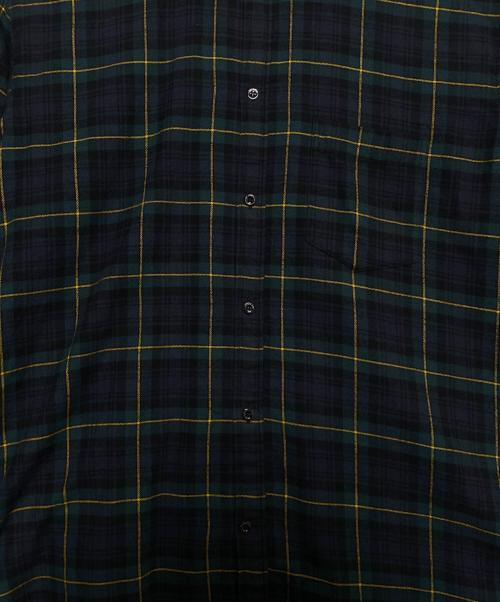 BALENCIAGA（バレンシアガ）BALENCIAGA (バレンシアガ) Back Logo Stripe Shirts グリーン サイズ:39の古着・服飾アイテム