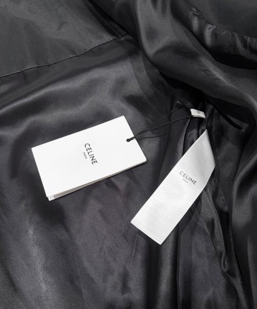 CELINE（セリーヌ）CELINE (セリーヌ) トリオンフモノグラムナイロンフーデッドブルゾン ブラウン サイズ:46の古着・服飾アイテム
