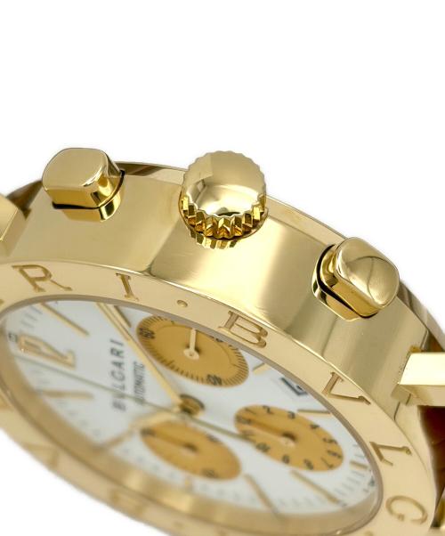 BVLGARI（ブルガリ）BVLGARI (ブルガリ) BVLGARI BVLGARI Chronographブルガリ・ブルガリ クロノグラフ Ref.BB38GLCH 38mm 白文字盤 ホワイトダイヤル サイズ:38mm/16cm-19.5cmの古着・服飾アイテム