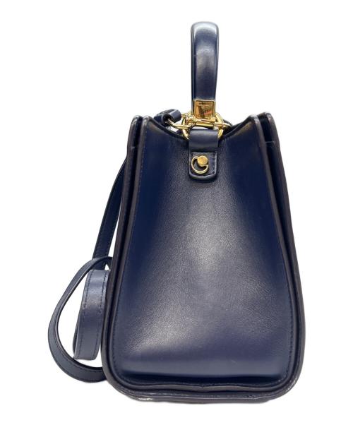 Salvatore Ferragamo（サルヴァトーレ フェラガモ）Salvatore Ferragamo (サルヴァトーレ フェラガモ) 2WAYショルダーバッグ ネイビーの古着・服飾アイテム