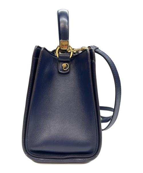Salvatore Ferragamo（サルヴァトーレ フェラガモ）Salvatore Ferragamo (サルヴァトーレ フェラガモ) 2WAYショルダーバッグ ネイビーの古着・服飾アイテム