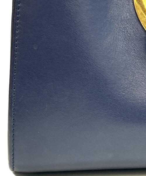 Salvatore Ferragamo（サルヴァトーレ フェラガモ）Salvatore Ferragamo (サルヴァトーレ フェラガモ) 2WAYショルダーバッグ ネイビーの古着・服飾アイテム