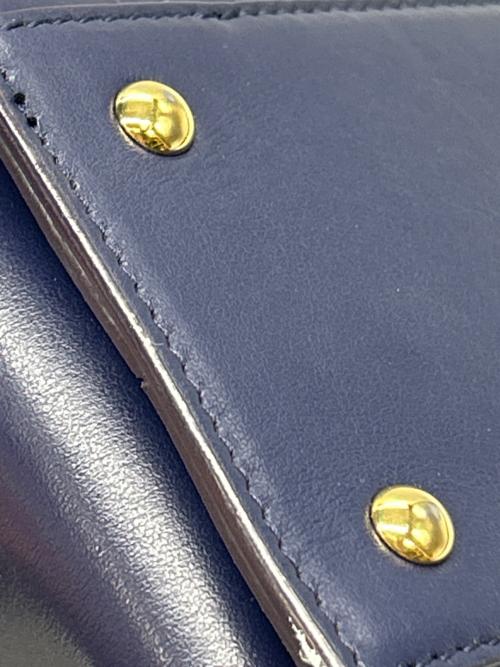 Salvatore Ferragamo（サルヴァトーレ フェラガモ）Salvatore Ferragamo (サルヴァトーレ フェラガモ) 2WAYショルダーバッグ ネイビーの古着・服飾アイテム
