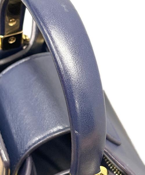 Salvatore Ferragamo（サルヴァトーレ フェラガモ）Salvatore Ferragamo (サルヴァトーレ フェラガモ) 2WAYショルダーバッグ ネイビーの古着・服飾アイテム