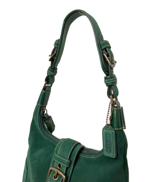COACH（コーチ）COACH (コーチ) ワンショルダーバッグ グリーンの古着・服飾アイテム